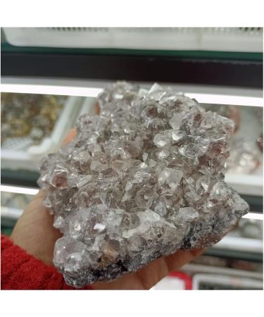 Natural Crystal Rough Crystal Cluster Amazing Natural Fisheye Calcite Quartz Crystal Ore Specimen Gem Home Degaussing Decoration Gift (Size : 700-800g) - Buy Online on GoSupps.com