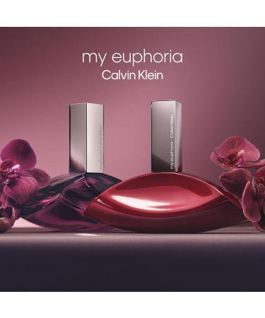 Calvin Klein My Euphoria Eau de Parfum Women's Ambery Floral Perfume With Notes of Blackcurrant Orchid Flamb Black Sesame Vanilla & Woods Long Lasting Fragrance 0.33 Fl Oz (Pack of 1) - Buy Online on GoSupps.com