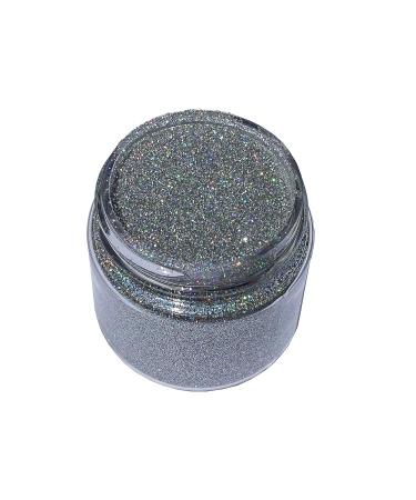 Biodegradable Ultra-Fine Cosmetic Glitter DIY Kit - 0.75 oz Vegan & Cruelty-Free (Holographic Silver) - Buy Online on GoSupps.com