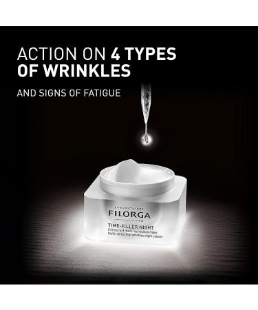Filorga Time-Filler Night Cream | Anti-Aging Face Treatment with Hyaluronic Acid & Peptides - Reduces Fine Lines & Deep Wrinkles - 1.69 fl. oz - Buy Online on GoSupps.com