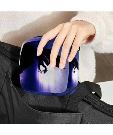 Night Moonlight Dragon Sanitary Napkin Storage Bag - Portable Period Bag for Women & Teens | Menstrual Cup Pocket - Buy Online on GoSupps.com