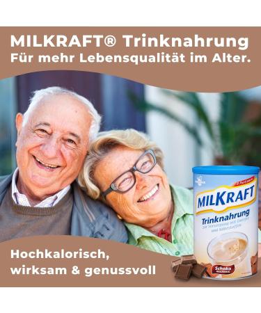 Milkraft Drinking Food Chocolate 480g - High-Caloric Protein Shake & Carbohydrates for Adults - Ideal for Complementary Diet - Buy Online on GoSupps.com