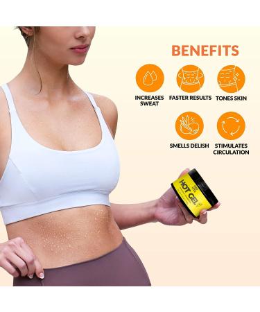 Hot Vita Hot Gel 4 oz: Sweat Cream Workout Enhancer & Belly Slimming Gel - Buy Online on GoSupps.com