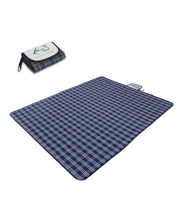Wind Tour Family Outdoor Waterproof Durable Picnic Blankets with Carry Strap,Foldable 5070.9 inch Sandproof Beach Mat for Kids Playground Camping Park Hiking Grass Travelling (1, Navy Blue) 1 Navy Blue - Buy Online on GoSupps.com