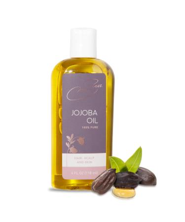 Nora Ross Jojoba Oil Relaxing Massage Oil Rejuvenating Aromatherapy Oil Nourishing Essential Oil for Skin Hair Nails Body Oil for Dry Skin Jojoba Extract Oil 4 Oz
