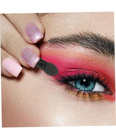 Baluue 500 Pcs Mini Eyeshadow Swab Eyelash Applicator Mini Lip Brush Eyeshadow Sponge Brush Plastic Black - Buy Online on GoSupps.com