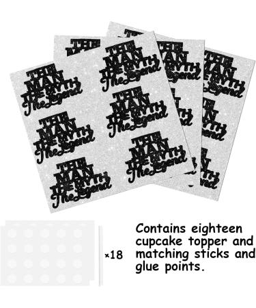 S-FX-0078 Ice Cream Fruit Dessert Cupcake Topper Colorful Glitter Happy Birthday Sensory Pop Game Theme Decor Supplies Baby Shower Boys Girls Birthday Party Decorations - Buy Online on GoSupps.com