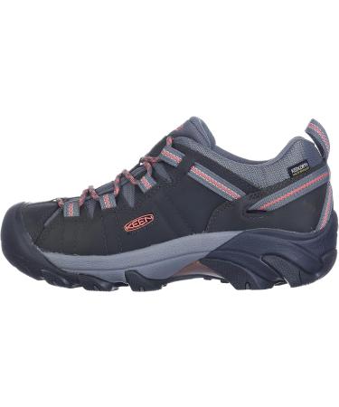 KEEN Women's Targhee 2 Low Waterproof Hiking Shoes 8.5 - Magnet/Coral - Buy Online on GoSupps.com