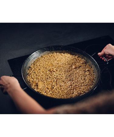 El Paeller Wood-Fired Paella Kit from Valencia, Spain | Includes Cooking Base & Rice | Makes 3 Servings | Seafood Paella - Buy Online on GoSupps.com