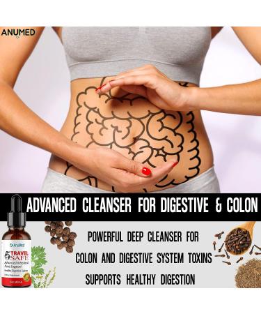 Anumed Travel Safe Liquid Drops for Intestinal Cleansing (2oz) - Natural Herbal Supplements - Buy Online on GoSupps.com