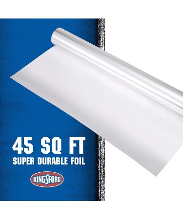 Kingsford Heavy Duty Aluminum Grilling Foil 45 Sq Ft | Non-Stick Foil for Grilling, Cooking, & Steaming | Extra Tough Grilling Accessories - Buy Online on GoSupps.com