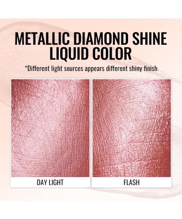  oulac Oulac 2 in 1 Metallic Glitter Lipstick 2 in 1 Lipstick and Eyeshadow 8 Hour Lasting Lightweight Highly Pigmented Water Resistant - Buy Online on GoSupps.com