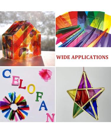 Easter Pink Cellophane Wrap Roll  Translucent Pink Cellophane Wrapping Paper  16 Inch Width x 100 Ft Long Colored Cellophane Rolls for Gift Baskets  DIY Arts Crafts Decoration and More - Buy Online on GoSupps.com