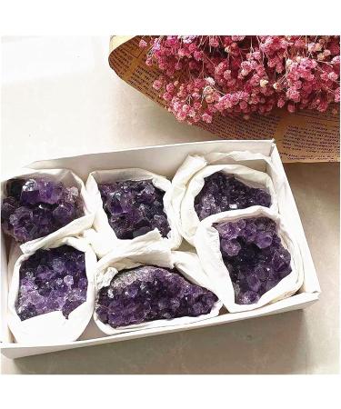 Natural Crystal Rough Amethyst Rough Stone Beautiful Natural Amethyst Geode Quartz Cluster Crystal Sample Room Decoration Home Decoration Gift Gem About 1500 g - Buy Online on GoSupps.com