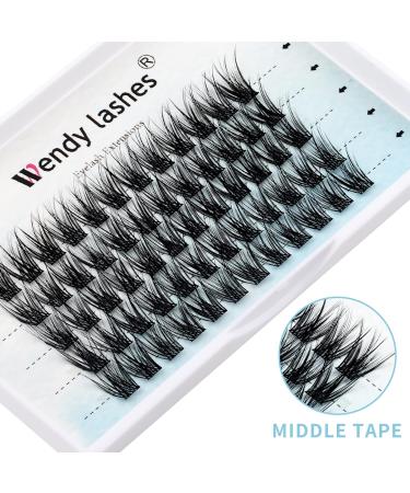 C Curl Cluster Lashes 12mm | Reusable Soft Individual Eyelash Clusters | DIY Lash Extensions | 0.07mm Wide Stem Wispy Clusters | FD-D29-0.07-C-12 - Buy Online on GoSupps.com