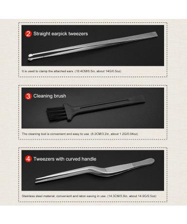 Yosoo Ear Cleaner Kit - 20pcs Stainless Steel Earwax Remover & Cleaning Tools for Safe Ear Wax Removal - Buy Online on GoSupps.com