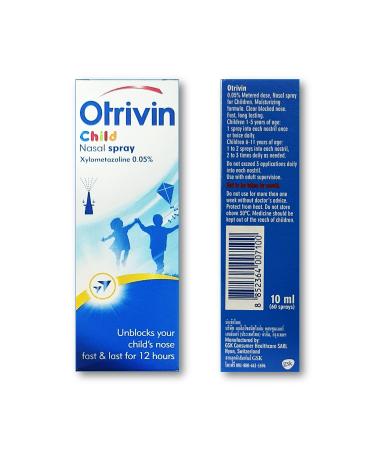 Nasal Spray 0.05% (60 Meterd dose 0.33 Fluid ounzes) for Infant and Children Under 1 Year of Age and up to 6 Years of Age Effective Unblocks Your Child's Nose Fast & Last for 12 Hours