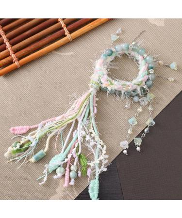 OralGos Colorful Tassel Bangle - Handmade Ethnic Theme Tibetan Bracelet | Unique Handwoven Jewelry for International Shipping - Buy Online on GoSupps.com