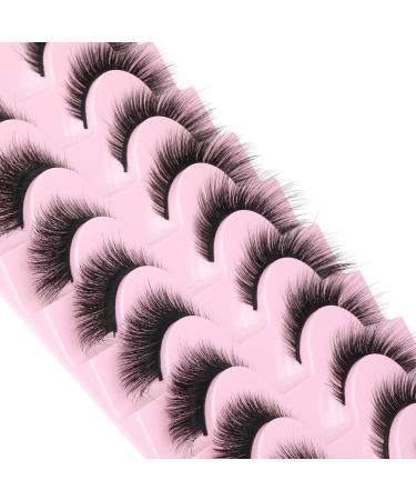 10 Pairs 15mm Fox Eye False Eyelashes | Angel Wing Faux Mink Lashes by FANXITON - Buy Online on GoSupps.com
