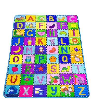 Teytoy Baby Cotton Play Mat | ABC Crawling Mat for Boys & Girls - Non-Slip Design, Plush Surface - 59 x 44 Inch - Buy Online on GoSupps.com
