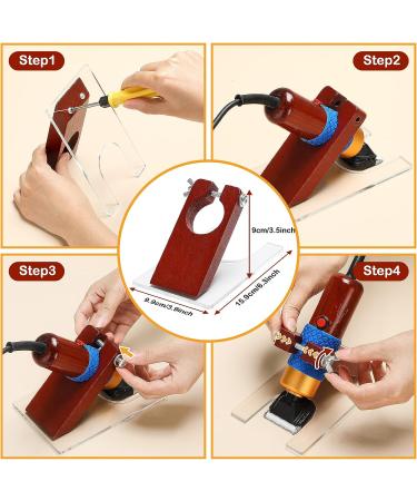 Riiai Carpet Trimmer with Shearing Guide and 2 Blades - Low Noise Vibration Rug Clippers for Sculpting Tufting Gun Rug (18cm Blue) - Buy Online on GoSupps.com