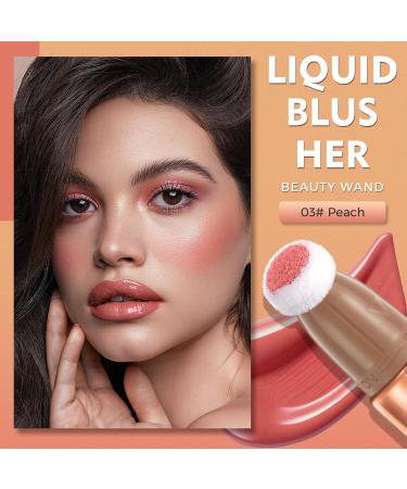 Ofanyia Blush Beauty Wand - Liquid Face Blusher Stick | Cruelty-free Silky Smooth Lightweight Blendable Blush | Cushion Applicator | Face Cheekbone 03 - Buy Online on GoSupps.com