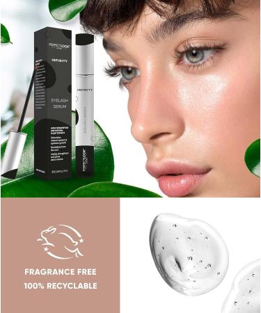 Perfect Look London Organic Eyelash Serum - Rapid Lash Growth for Longer, Fuller Lashes - 5ml - Buy Online on GoSupps.com