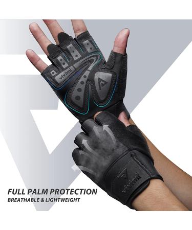 VIVIMI Workout Weight Lifting Gym Gloves - Full Palm Protection - Strong Grip - Black - Large - Buy Online on GoSupps.com