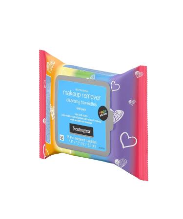 Neutrogena Makeup Remover Cleansing Towelettes - Daily Face Wipes for Dirt Oil & Makeup Removal - Special Edition Care with Pride - 25 ct - Buy Online on GoSupps.com