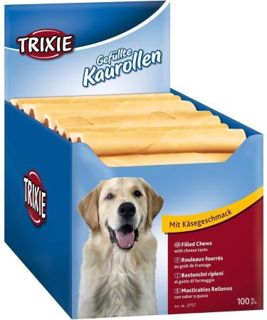 Trixie Chewing Rolls Filled with Cheese for Dog 22 g Pack of 100 - Buy Online on GoSupps.com