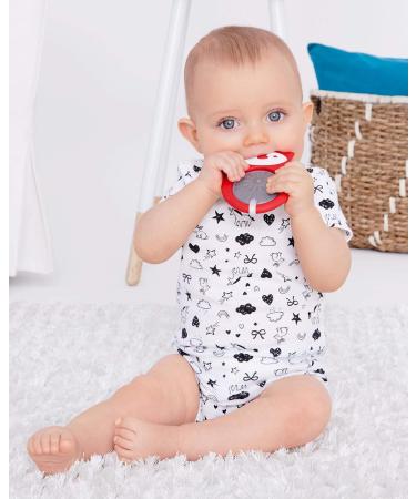 Skip Hop Explore & More Cool Soothing Teether - Fox Teething Ring for Cooling & Comfort - Buy Online on GoSupps.com