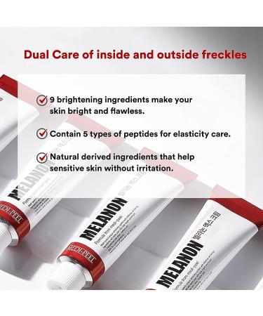 Medi-Peel Melanon X Cream 1.01 fl oz - Dark Spot Reducer & Anti-Aging Treatment - Buy Online on GoSupps.com