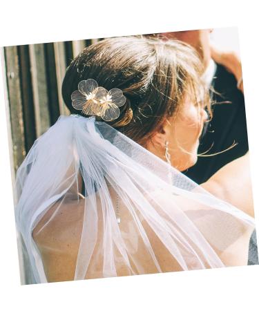DRESSOOS flower hair accessories girl hair accessories bridal hair accessories headpiece for wedding decoration metal hair comb bridal hair accessory hair pin Hanfu alloy Hair up bride - Buy Online on GoSupps.com