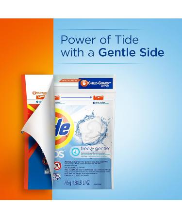 Tide PODS Free & Gentle Laundry Detergent Soap Pods - 81 Count (Pack of 1) - Buy Online on GoSupps.com