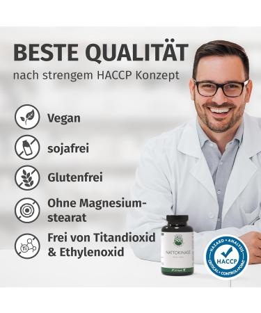 Nattokinase 20 000 FU/G | 100 mg Capsules | 365 Fermented Soybean Extract | Non-GMO | Green Naturals - International Shipping Available - Buy Online on GoSupps.com