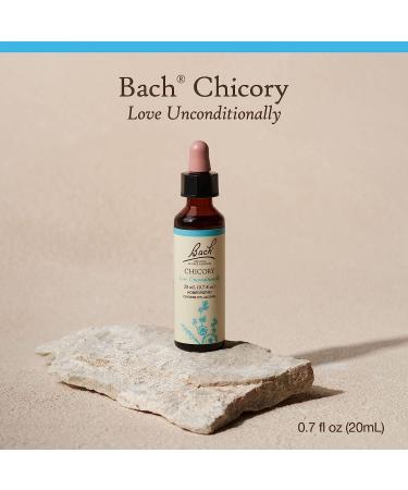 Bach Chicory Flower Essence 20mL: Unconditional Love, Holistic Wellness Relief - Vegan & Natural - Buy Online on GoSupps.com