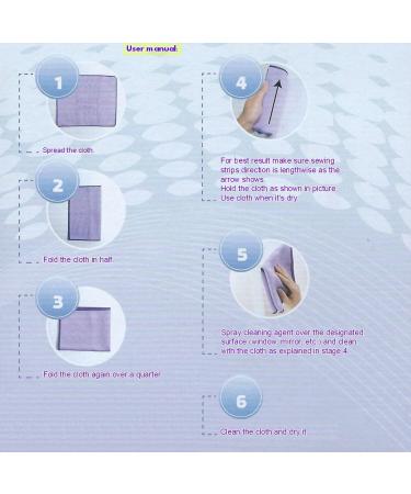 Tredoni Innovative Glass Polishing Cloth 36x32cm Window/Screen Wiper Cleanning Fabric - Buy Online on GoSupps.com