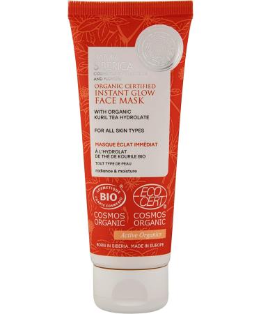 Natura Siberica Organic Certified All Skin Types Instant Glow Face Mask - Buy Online on GoSupps.com