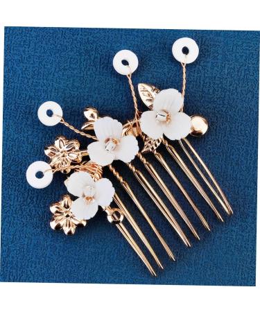 Angoily 1 Set Bridal Hairpin Wedding Hair Accessories Wedding Hair Side Comb Rhinestone Hair Accessories Bridal Hair Accessories Women Hair Comb Rhinestones Women's Alloy Hair up - Buy Online on GoSupps.com