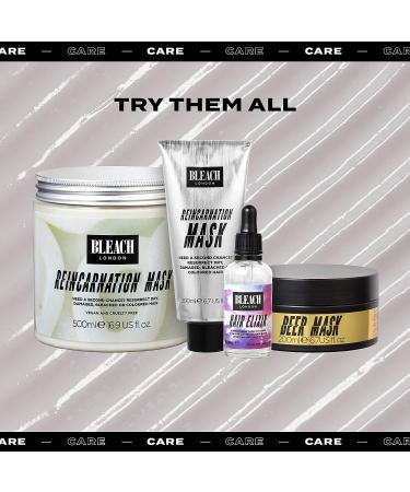 Bleach London Beer Mask - Deep Conditioning Hair Mask with Beer Proteins | Vegan & Cruelty Free | Nutrient Rich Treatment | 6.7 fl oz - Buy Online on GoSupps.com