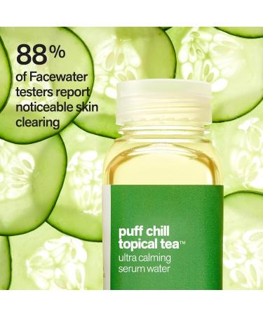 Facewater Puff Chill Topical Tea Ultra Calming Serum for All Skin Types | International Shipping Available - Buy Online on GoSupps.com