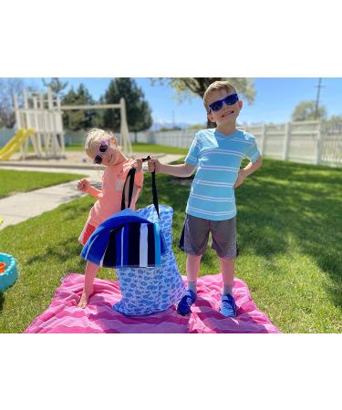 ALVABABY 2 Pack Large Wet Dry Bag Waterproof Hanging Cloth Diaper with Double zippered pockets 25x18 inches HL-YK6163 Fish world - Buy Online on GoSupps.com