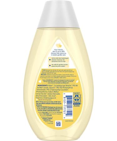Johnson's Head-to-Toe Gentle Baby Body Wash & Shampoo - Tear-Free, Sulfate-Free, Hypoallergenic for Sensitive Skin - 10.2 fl. oz, Unscented (Pack of 1) - Buy Online on GoSupps.com