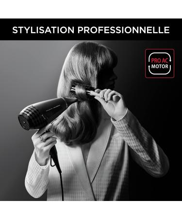 SEB Group ROWENTA x KARL LAGERFELD KPro Stylist hairdryer 2200 W Pro AC motor ultrafast ion system shine booster complete accessory set CV888LF0 Professional motor - Buy Online on GoSupps.com