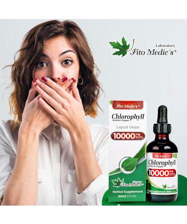 FITO MEDIC'S Lab | Liquid Chlorophyll | Chlorophyll Liquid Drops | 50 mg 200:1 Ratio Extract per Serving. - Buy Online on GoSupps.com