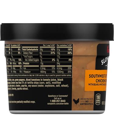 Campbell's Slow Kettle Style Southwest Chicken Chili 15.7 oz Tub - Pack of 8 - Buy Online on GoSupps.com