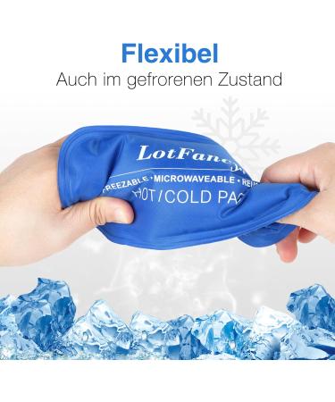 Lotfancy Cooling Pads for Wisdom Teeth Relief - 4 Pieces Cold Warm Compress for Toothache & Oral Surgery Pain (Blue) - Buy Online on GoSupps.com