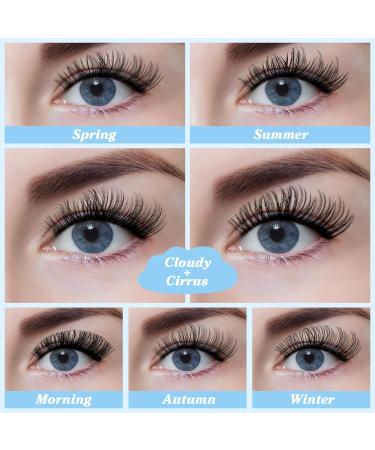 KevKev Lash Clusters 192 Pcs Individual Mixed Styles DIY Eyelash Extensions - Thin Band & Soft, Like Eyelash Extensions - D-Mix (8-16mm) - Buy Online on GoSupps.com