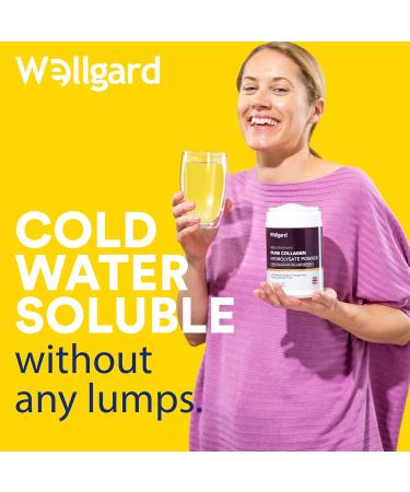 Gold Standard Bovine Collagen Peptides Powder by Wellgard | High Levels of 8 Essential Amino Acids | Halal & Kosher | Made in UK - Buy Online on GoSupps.com