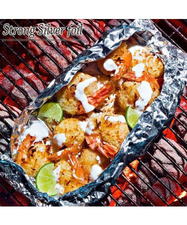 Ox Plastics Heavy Duty Aluminum Foil Wrap for Food | BBQ Silver Foil Rolls for Grilling, Roasting, Baking | 12x1000 FT - Commercial & Home Use | 1 Box - Buy Online on GoSupps.com
